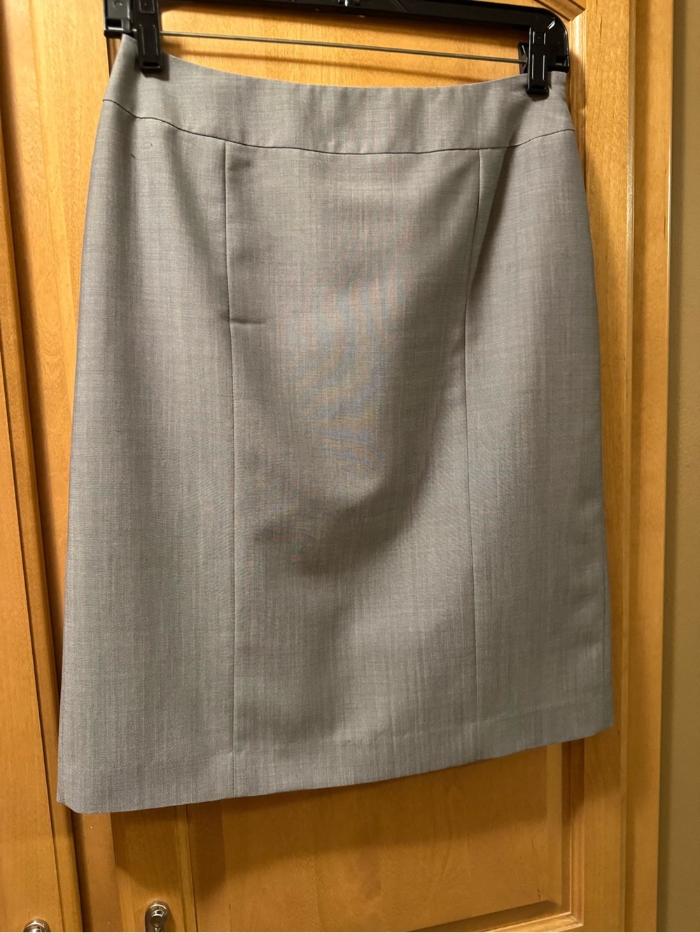 Lafayette 148 New York Light Gray Pencil Skirt
